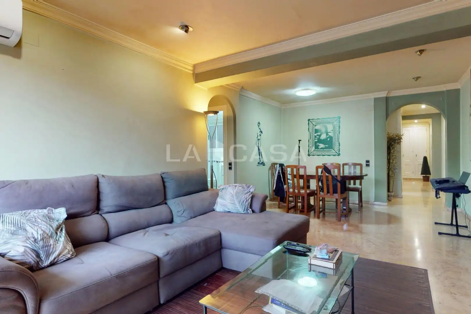 Sala de estar de Piso en venta en Valencia con Aire acondicionado y Balcón