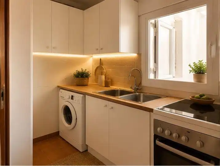 Cuina de Apartament en venda en Alcúdia amb Aire condicionat, Calefacció i Terrassa