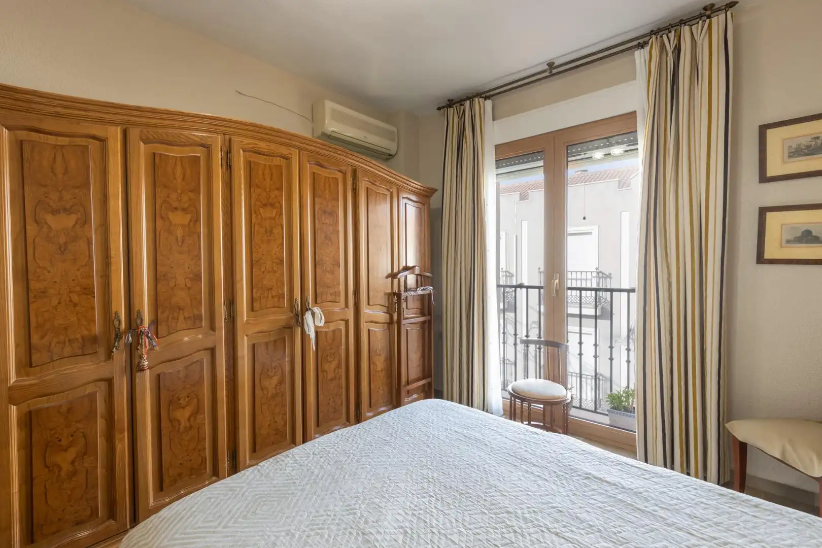 Schlafzimmer von Wohnung zum Verkauf in Albolote mit Klimaanlage, Heizung und Balkon