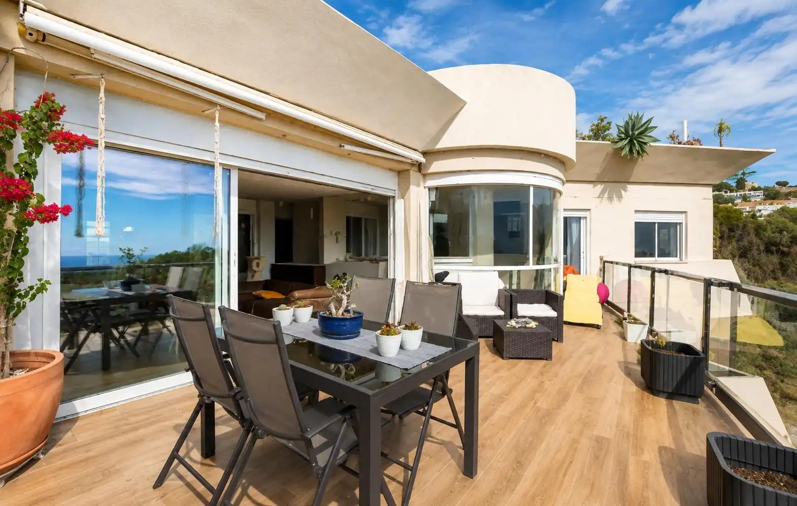 Terraza de Ático en venta en Altea con Aire acondicionado, Calefacción y Jardín privado