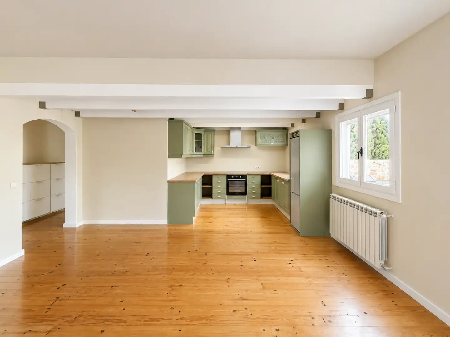 Kitchen of Houses for rent in Sa Pobla  with Air Conditioner, Heating and Private garden