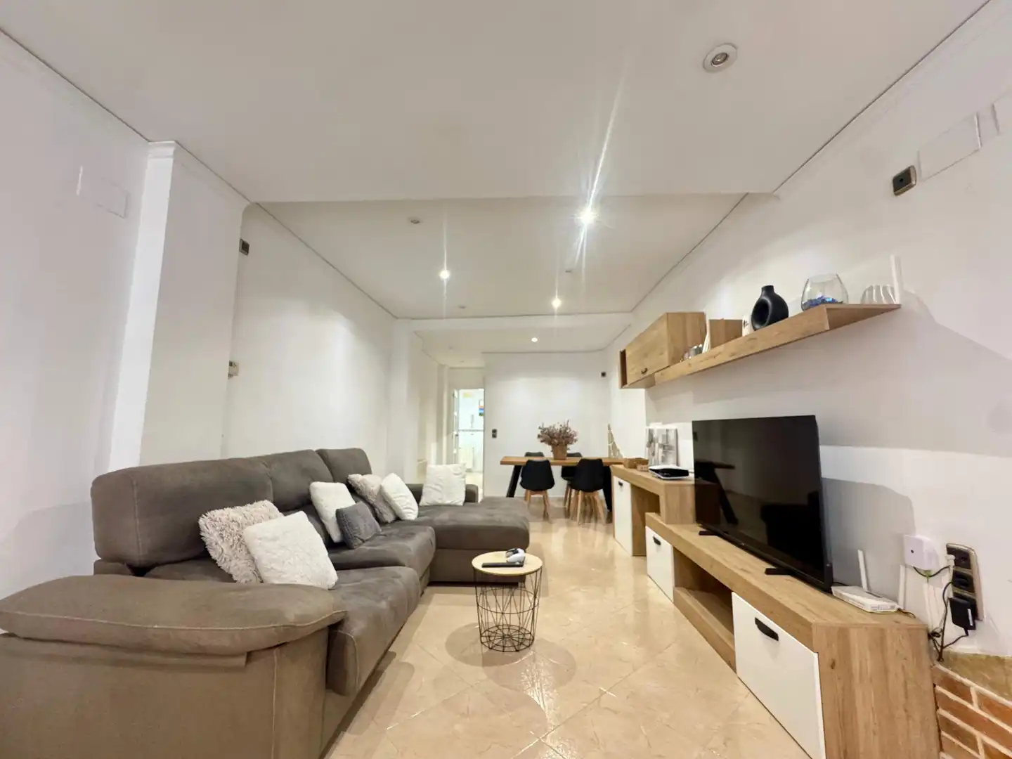 Sala de estar de Casa o chalet en venta en El Real de Gandia con Aire acondicionado, Calefacción y Terraza