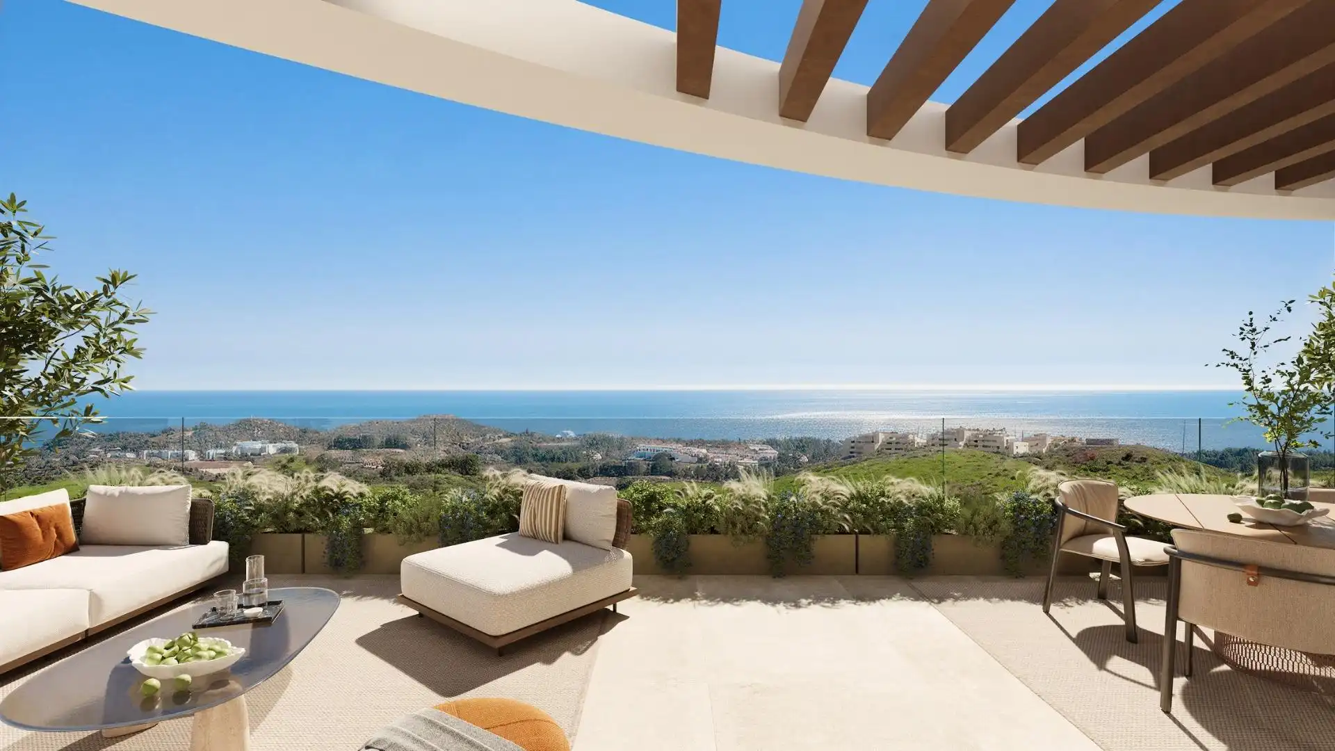 Terraza de Planta baja en venta en Mijas con Aire acondicionado, Calefacción y Terraza