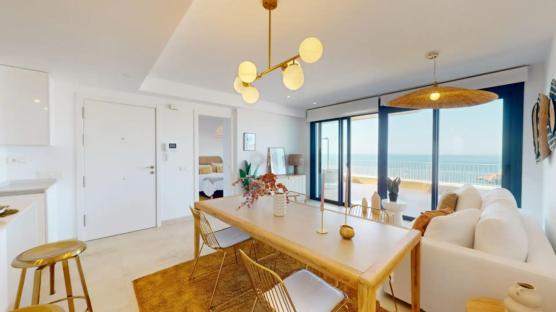 Esszimmer von Dachboden zum Verkauf in Águilas mit Klimaanlage, Terrasse und Abstellraum