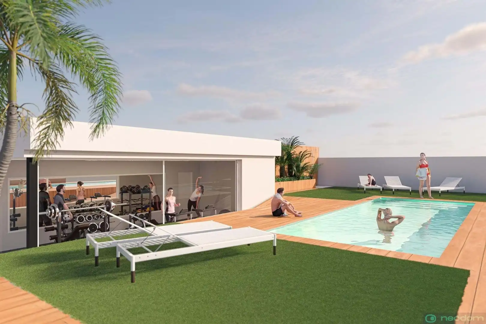Penthouse mit Pool zum Verkauf in Lo Pagán, imagen 2