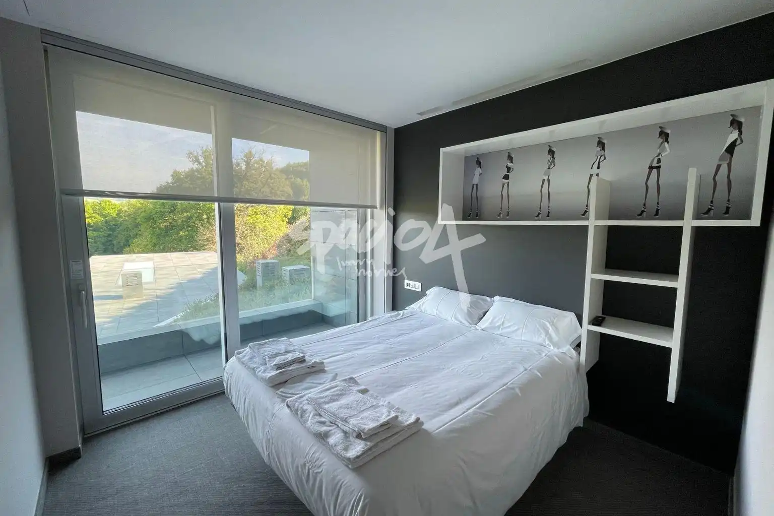 Habitación de Casa o chalet en venta en Sarria con Aire acondicionado, Jardín privado y Terraza