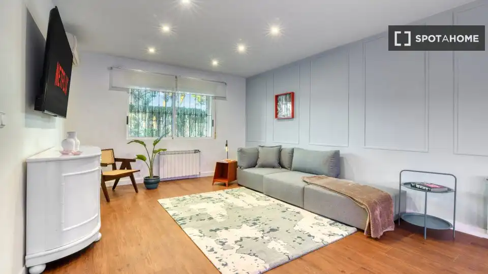 Living room of Flat for rent in L'Eliana  with Air Conditioner, Heating and Furnished