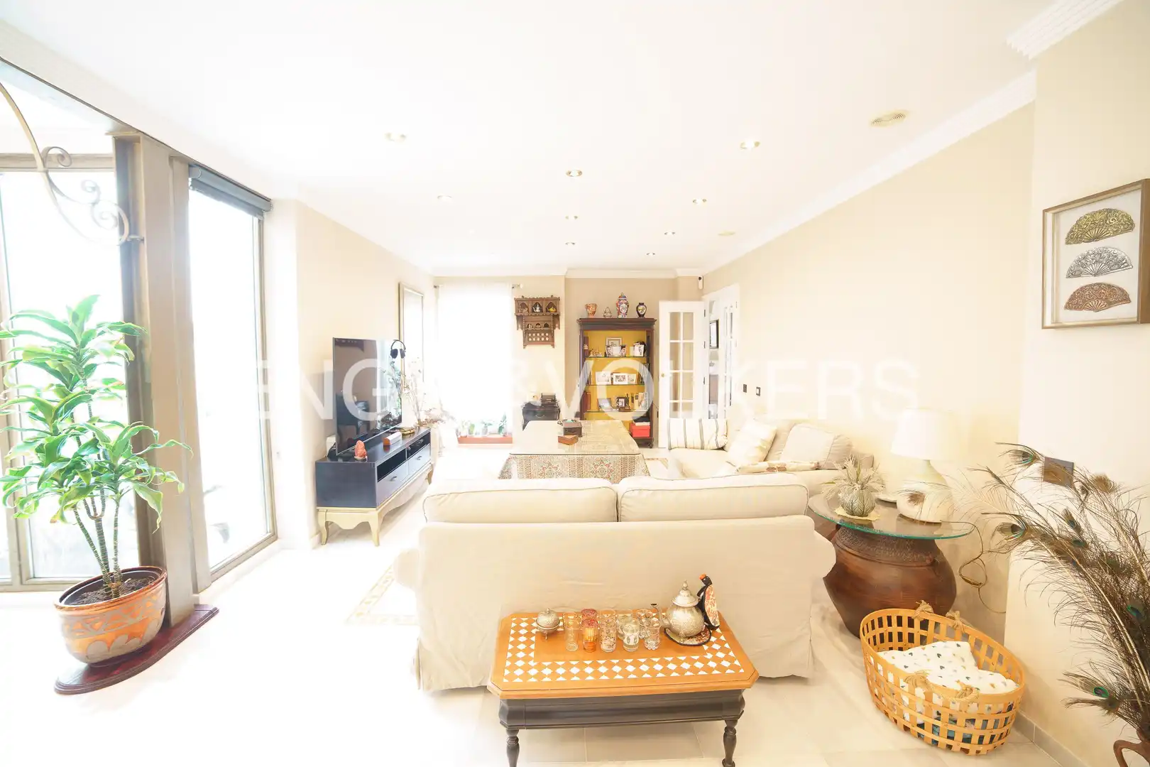 Living room of Country homes for sale in San Fernando  with Heating, Private garden and Swimming Pool