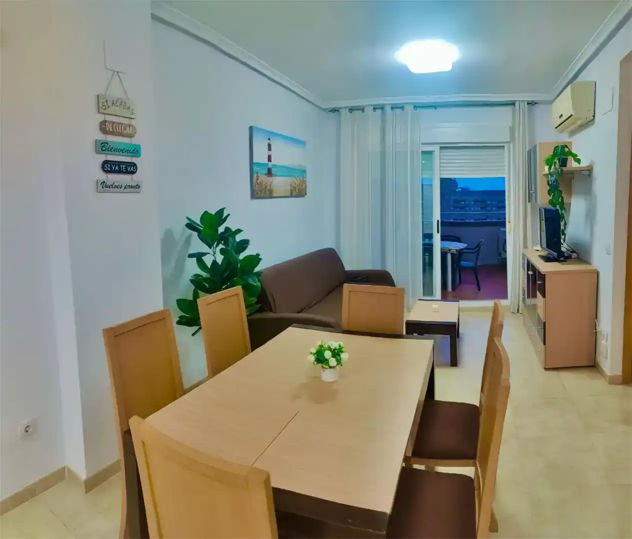 Menjador de Apartament de lloguer en Marina d'Or