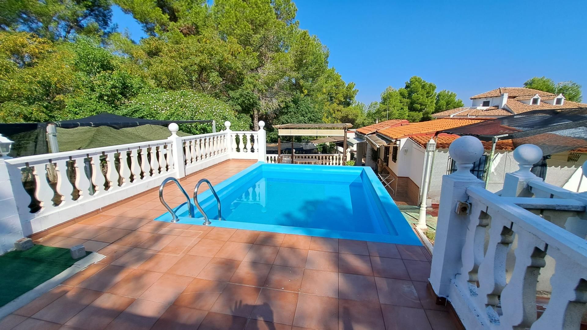 Swimming pool of House or chalet for sale in Alberic  with Air Conditioner, Private garden and Terrace