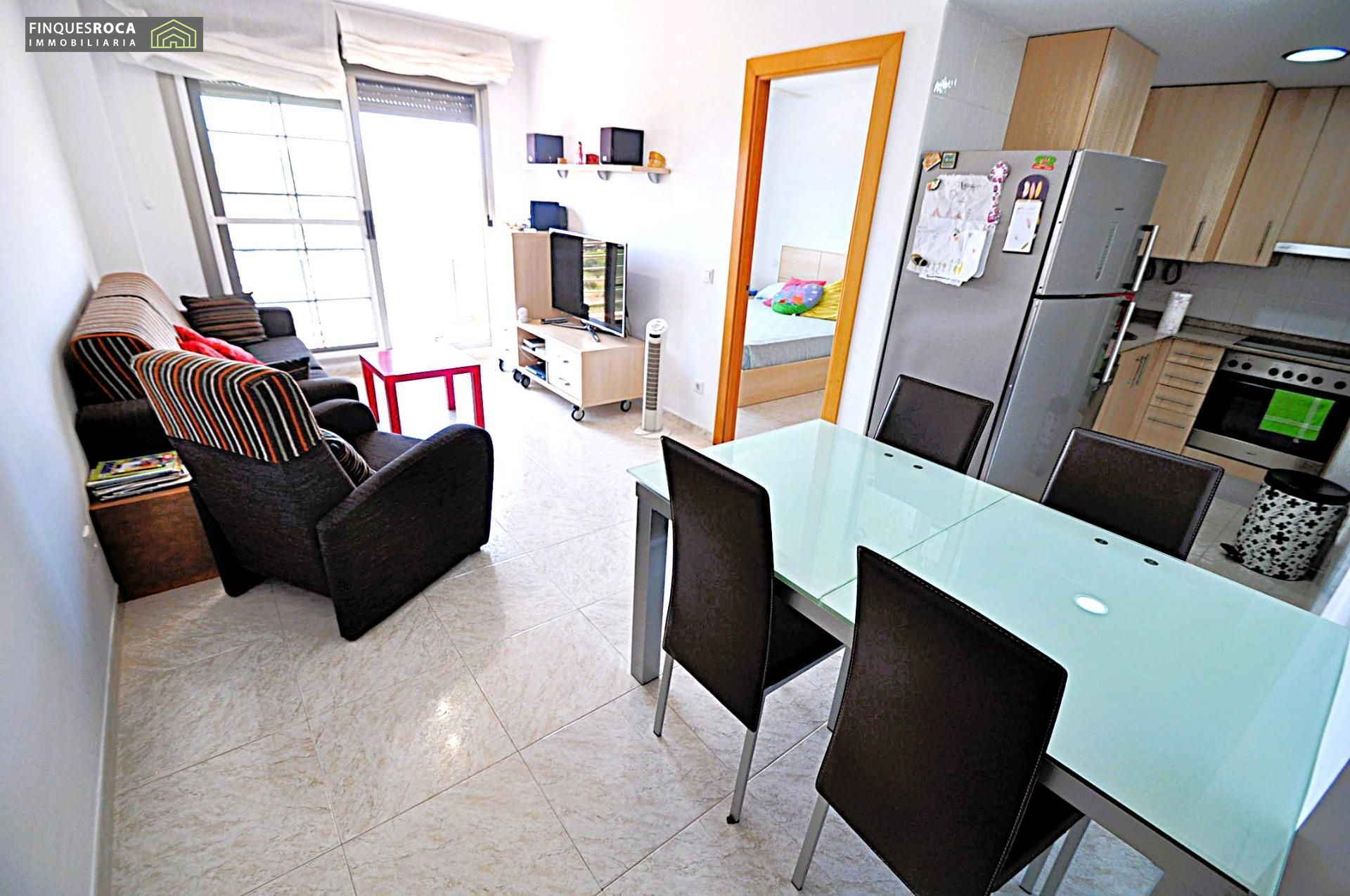 Sala d'estar de Apartament en venda en Sant Carles de la Ràpita amb Aire condicionat, Calefacció i Terrassa