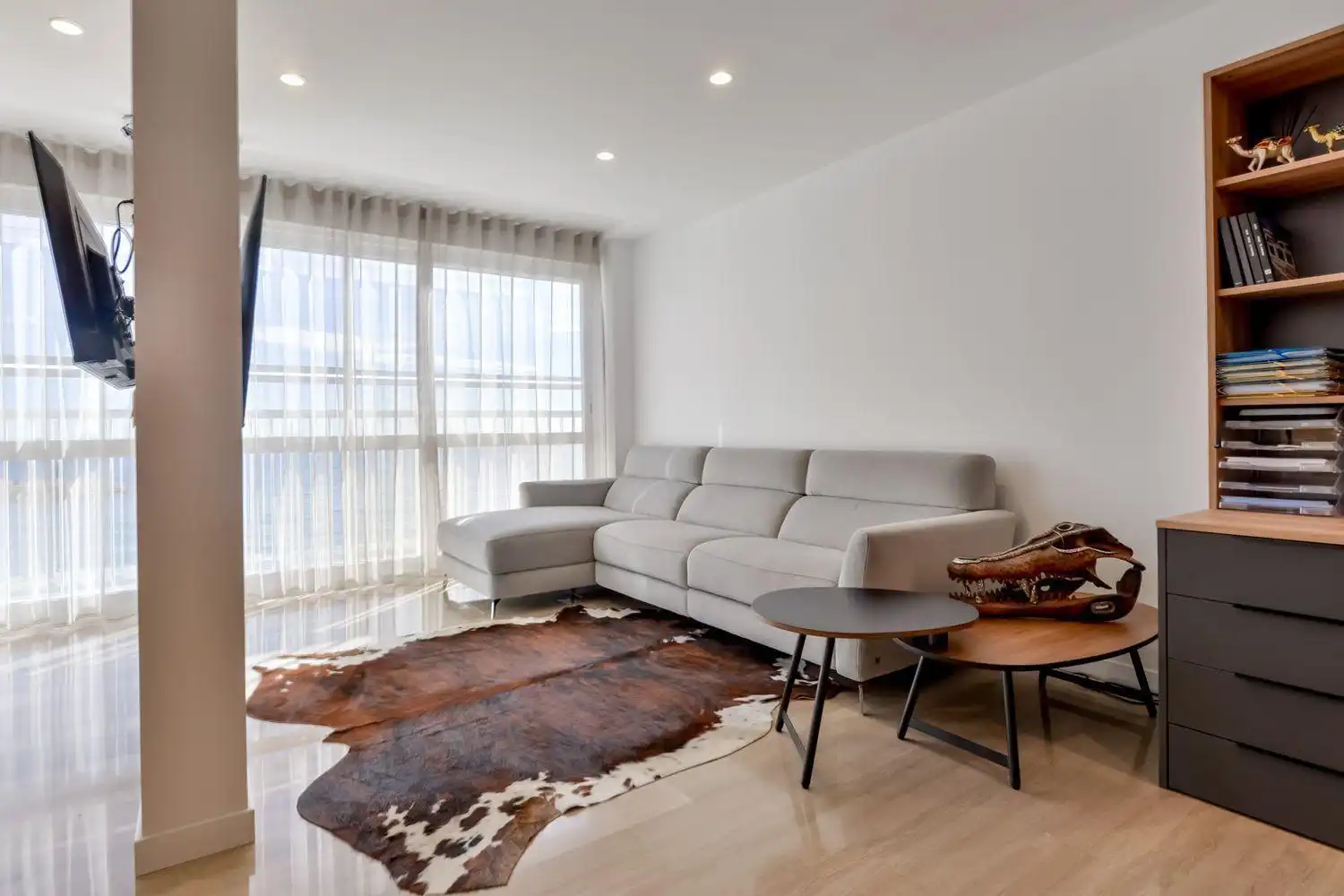 Living room of Duplexes for sale in Altea  with Air Conditioner and Swimming Pool