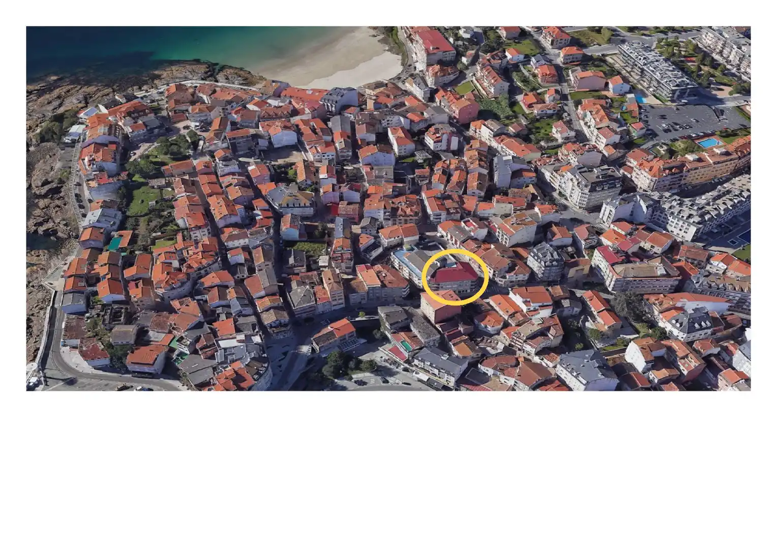 Exterior view of Flat for sale in Sanxenxo  with Parquet flooring, Terrace and Oven
