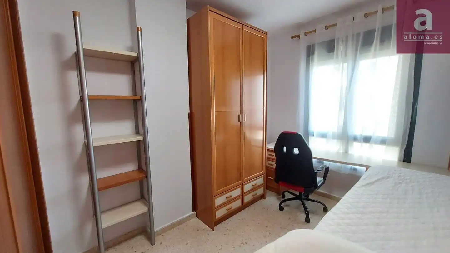 Bedroom of Flat for rent in Cáceres  with Heating, Terrace and Furnished