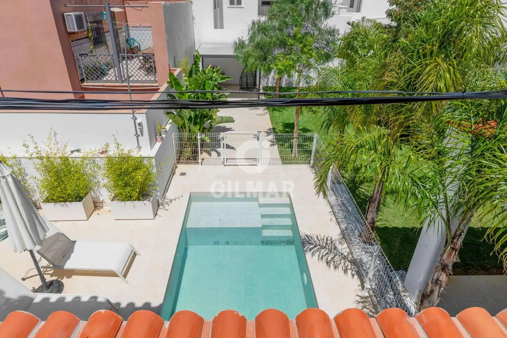 Terraza de Casa o chalet en venta en San Fernando con Calefacción, Jardín privado y Piscina