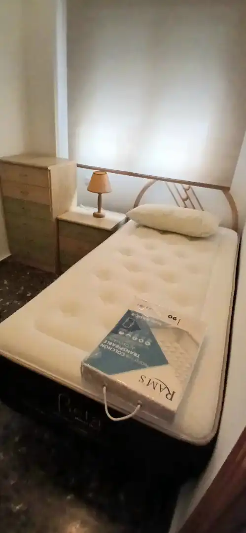 Bedroom of Flat for rent in Almería  with Air Conditioner, Terrace and Furnished