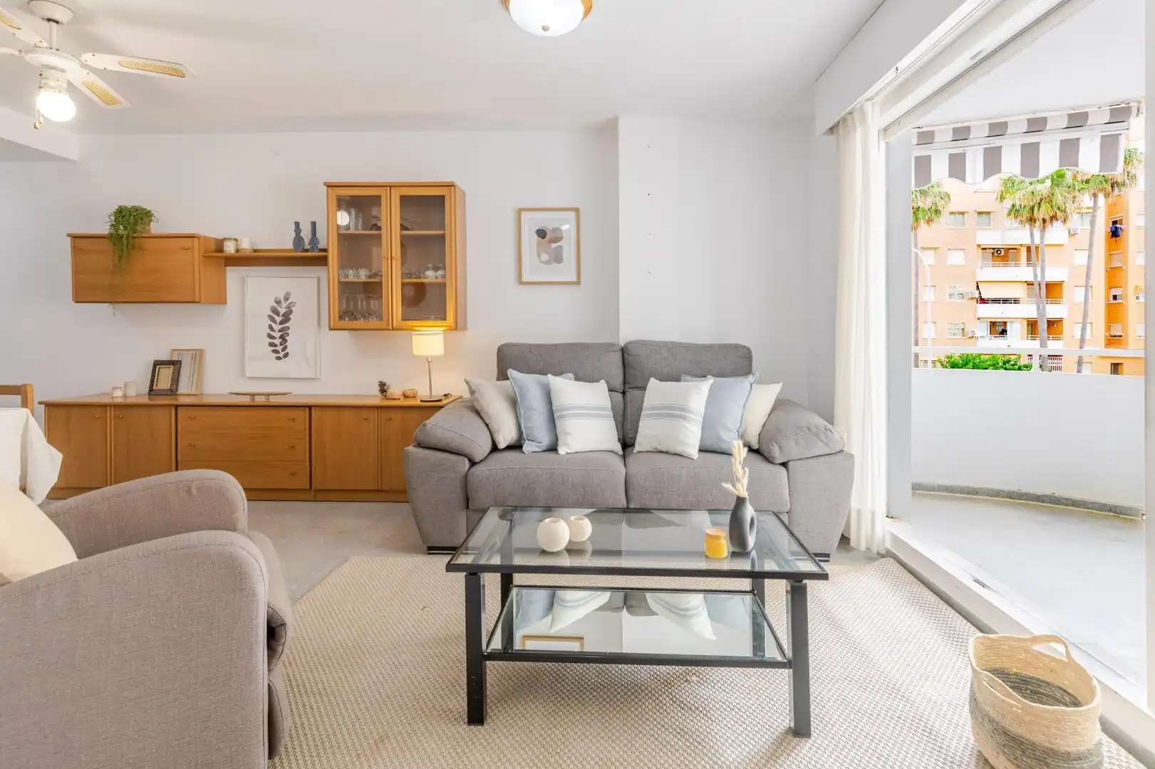 Living room of Flat for sale in Gandia  with Air Conditioner, Heating and Terrace
