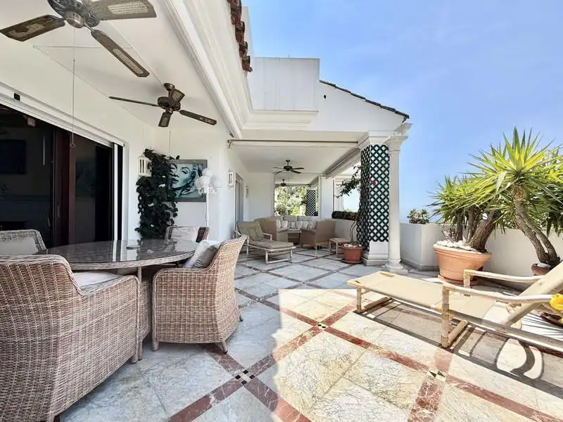 Terraza de Apartamento de alquiler en Marbella con Aire acondicionado, Calefacción y Terraza