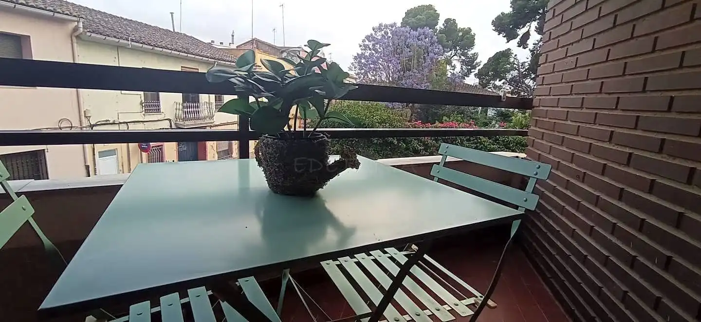 Terraza de Apartamento de alquiler en Moncada con Aire acondicionado, Terraza y Amueblado