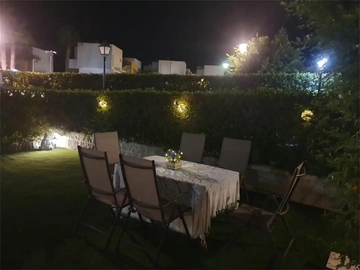 Terrace of Flat for rent in Vera  with Air Conditioner, Private garden and Furnished