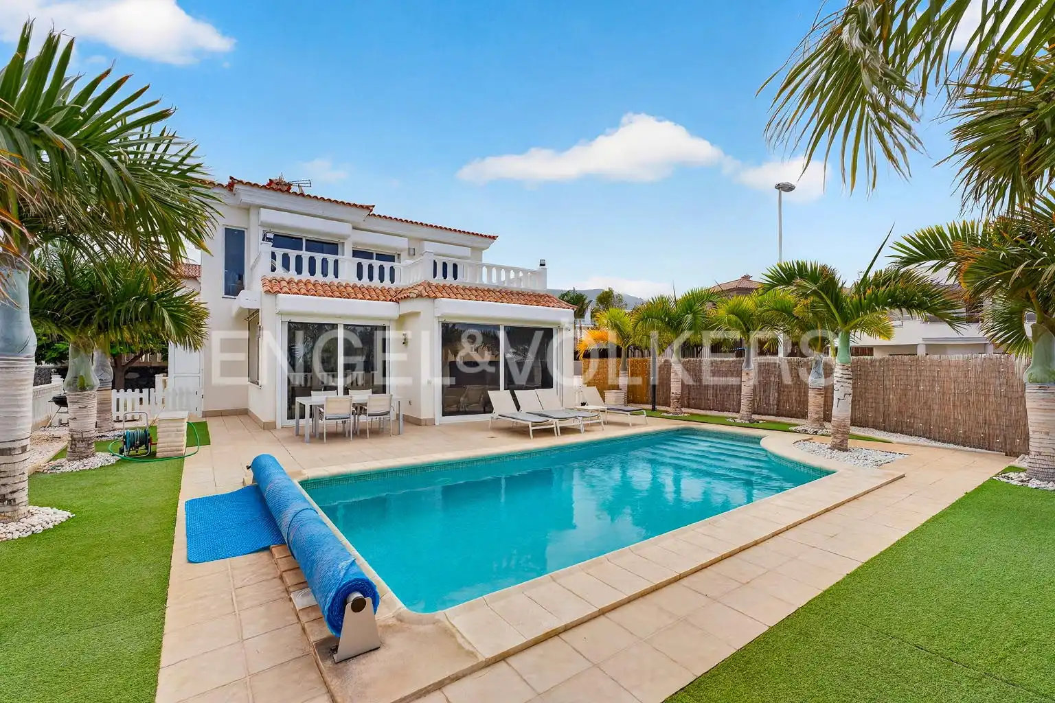 Exterior view of Houses for sale in Adeje  with Air Conditioner, Terrace and Swimming Pool