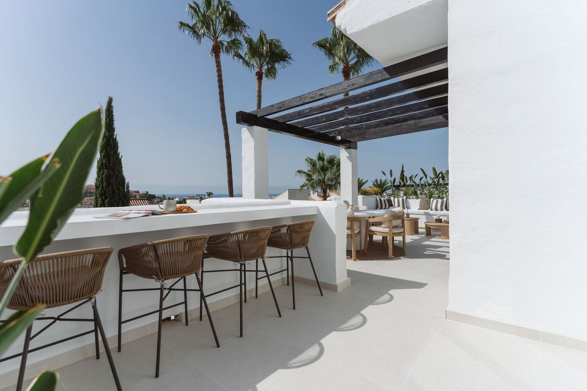 Terrace of Attic for sale in Marbella  with Air Conditioner, Terrace and Swimming Pool