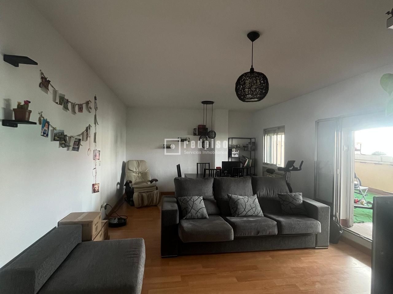 Living room of Attic for sale in  Madrid Capital  with Air Conditioner, Heating and Terrace