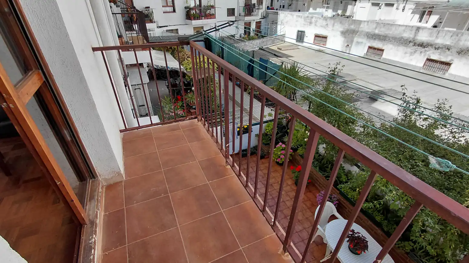 Balcony of Flat for rent in Burlada / Burlata  with Heating