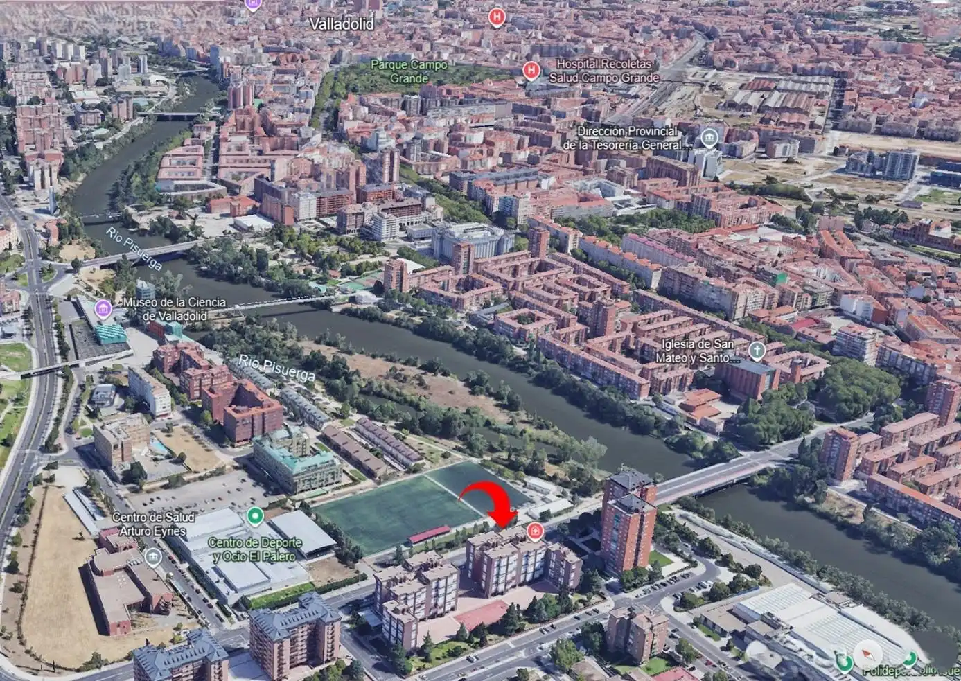 Vista exterior de Piso de alquiler en Valladolid con Calefacción