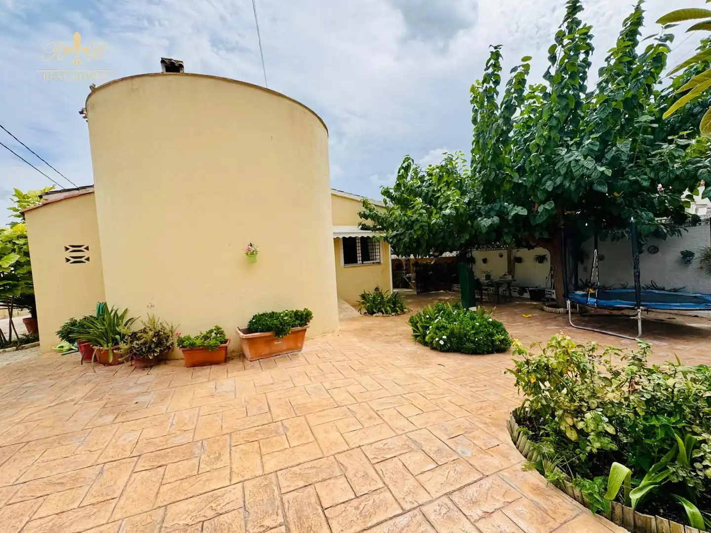 Garten von Einfamilien-Reihenhaus zum Verkauf in L'Alfàs del Pi mit Klimaanlage, Terrasse und Schwimmbad
