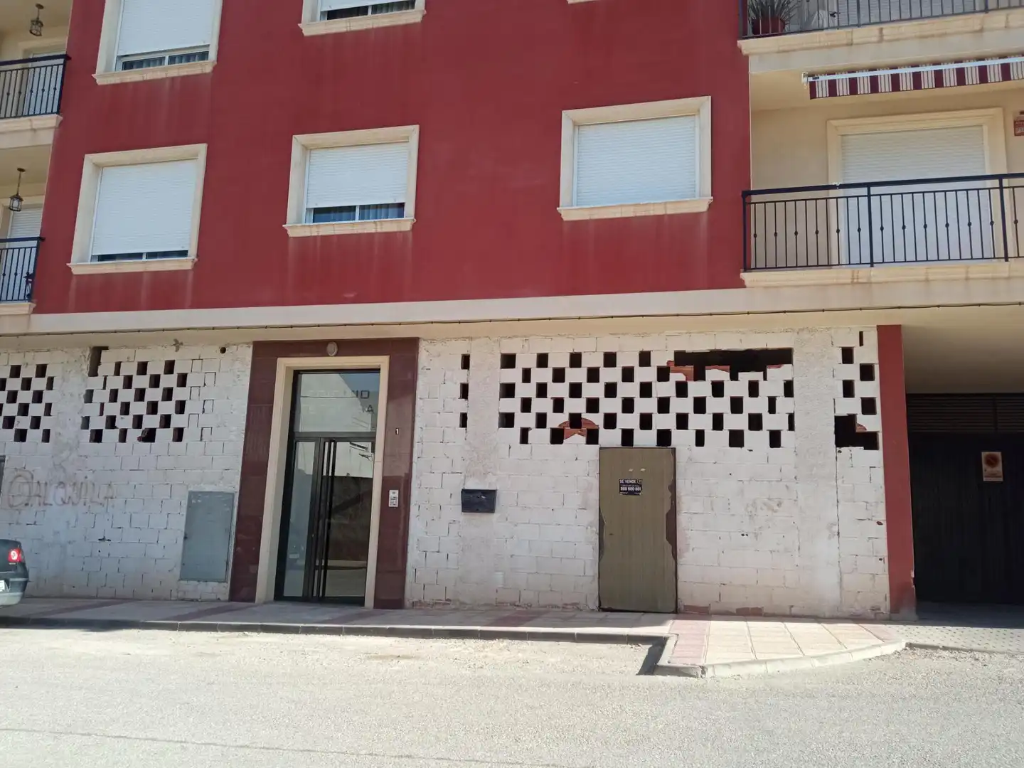 Vista exterior de Local en venta en Murcia