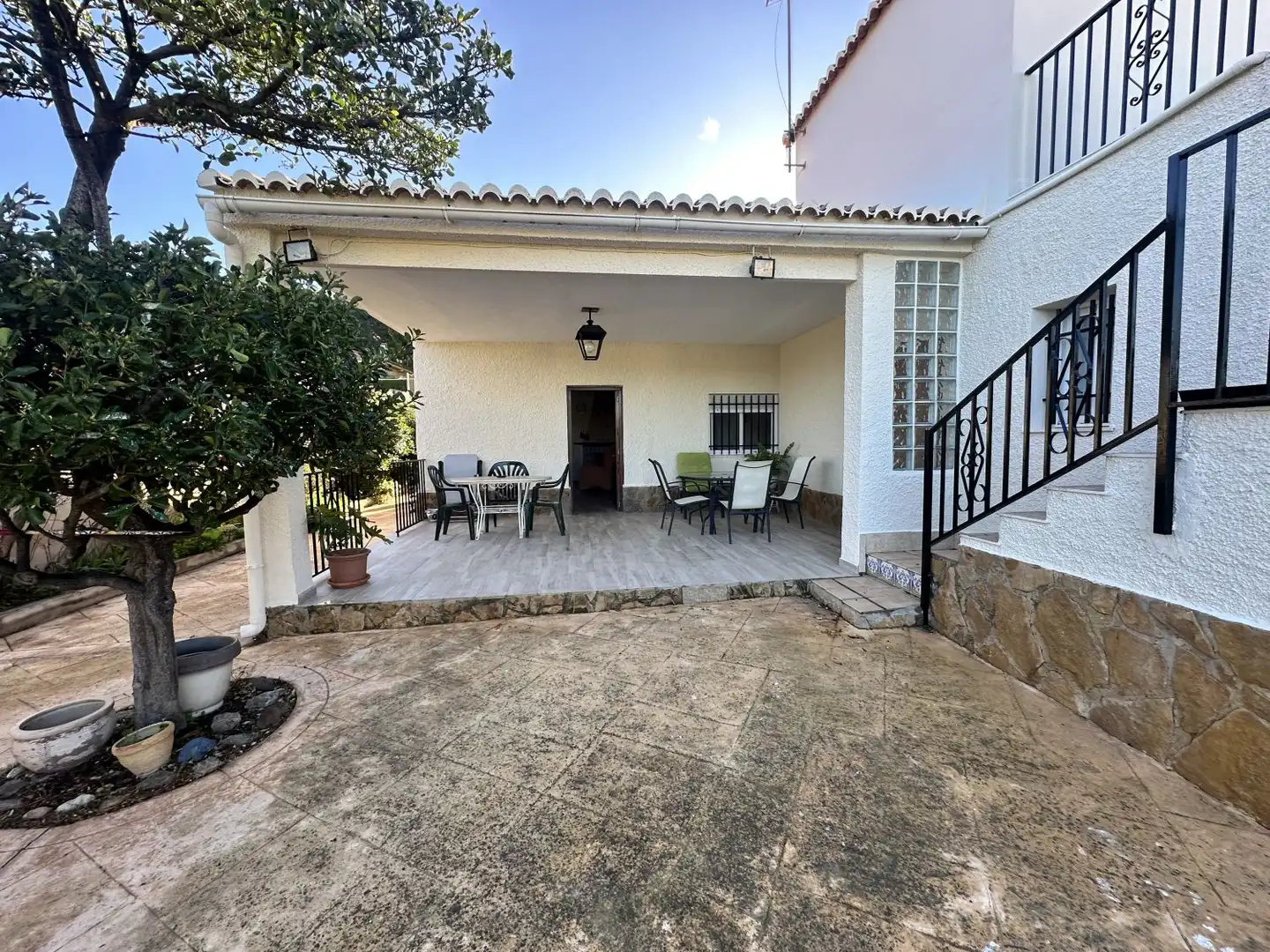 Terrassa de Casa o xalet en venda en Algar de Palància amb Aire condicionat, Calefacció i Jardí privat