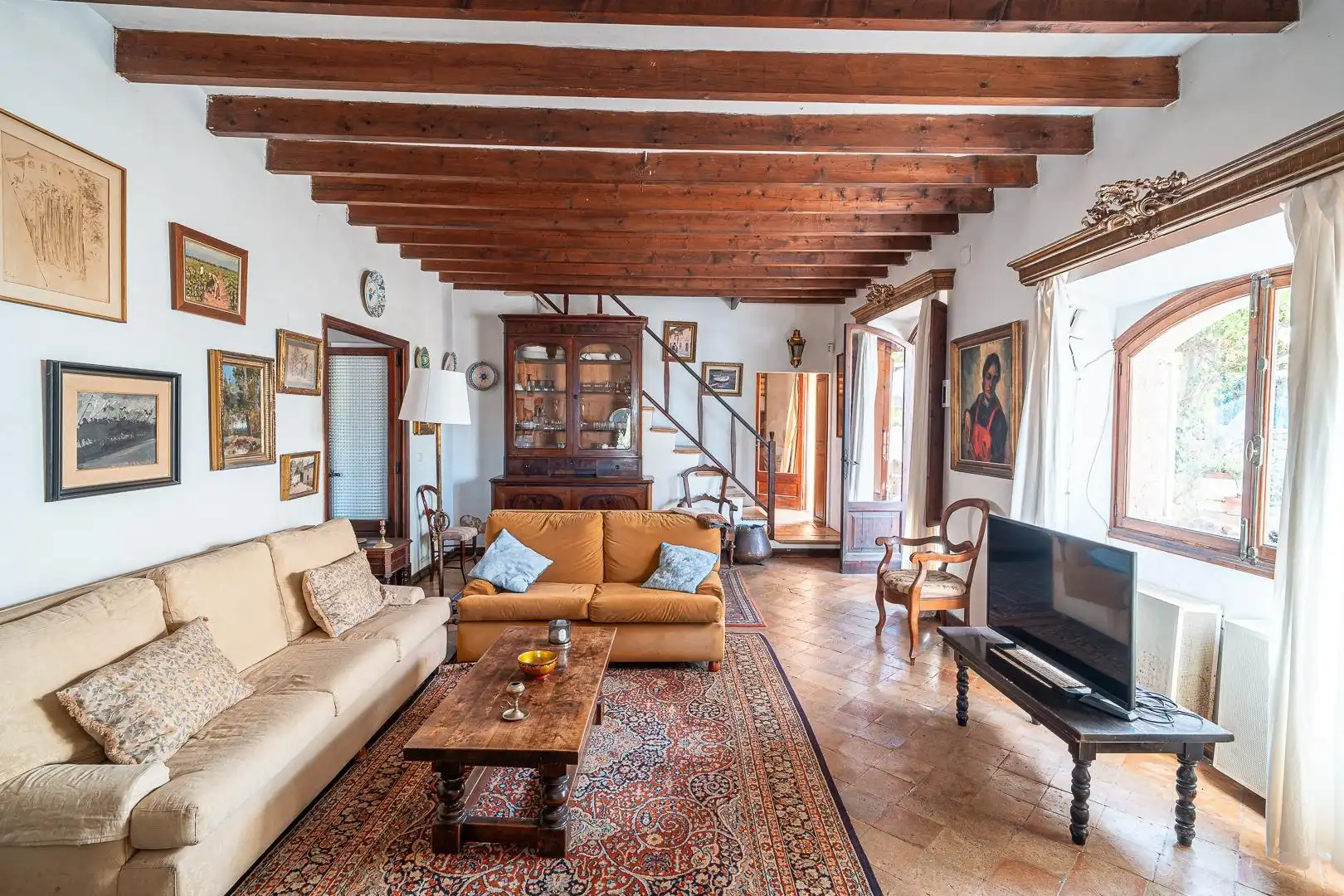 Living room of Country homes for sale in Marratxí  with Terrace, Storage room and Furnished