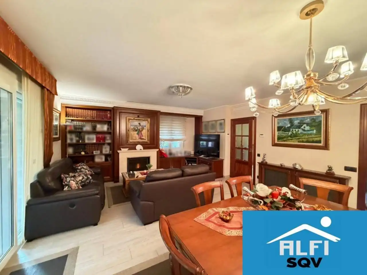 Living room of Houses for sale in Sant Quirze del Vallès  with Air Conditioner, Heating and Private garden