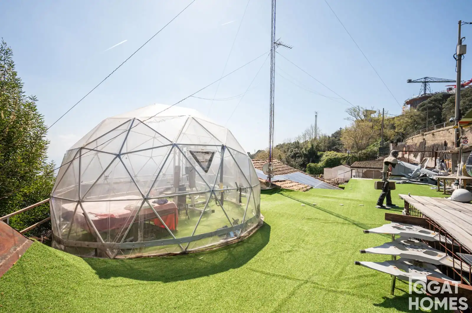 Terrassa de Casa o xalet en venda en Barcelona amb Aire condicionat, Calefacció i Jardí privat