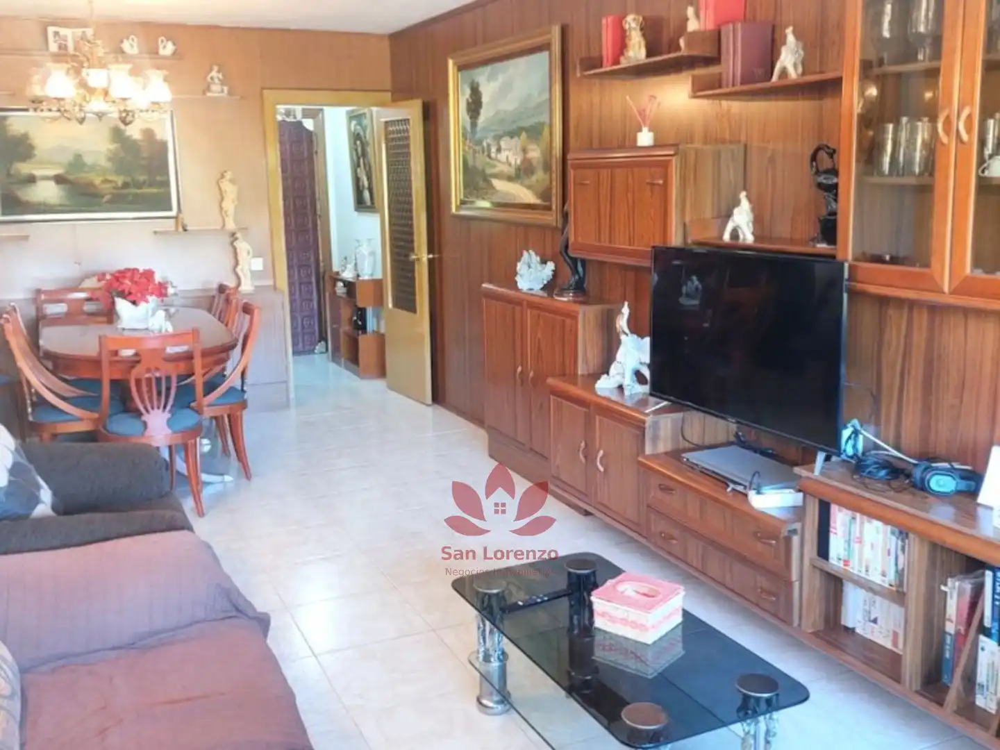 Sala de estar de Piso en venta en Madrid
