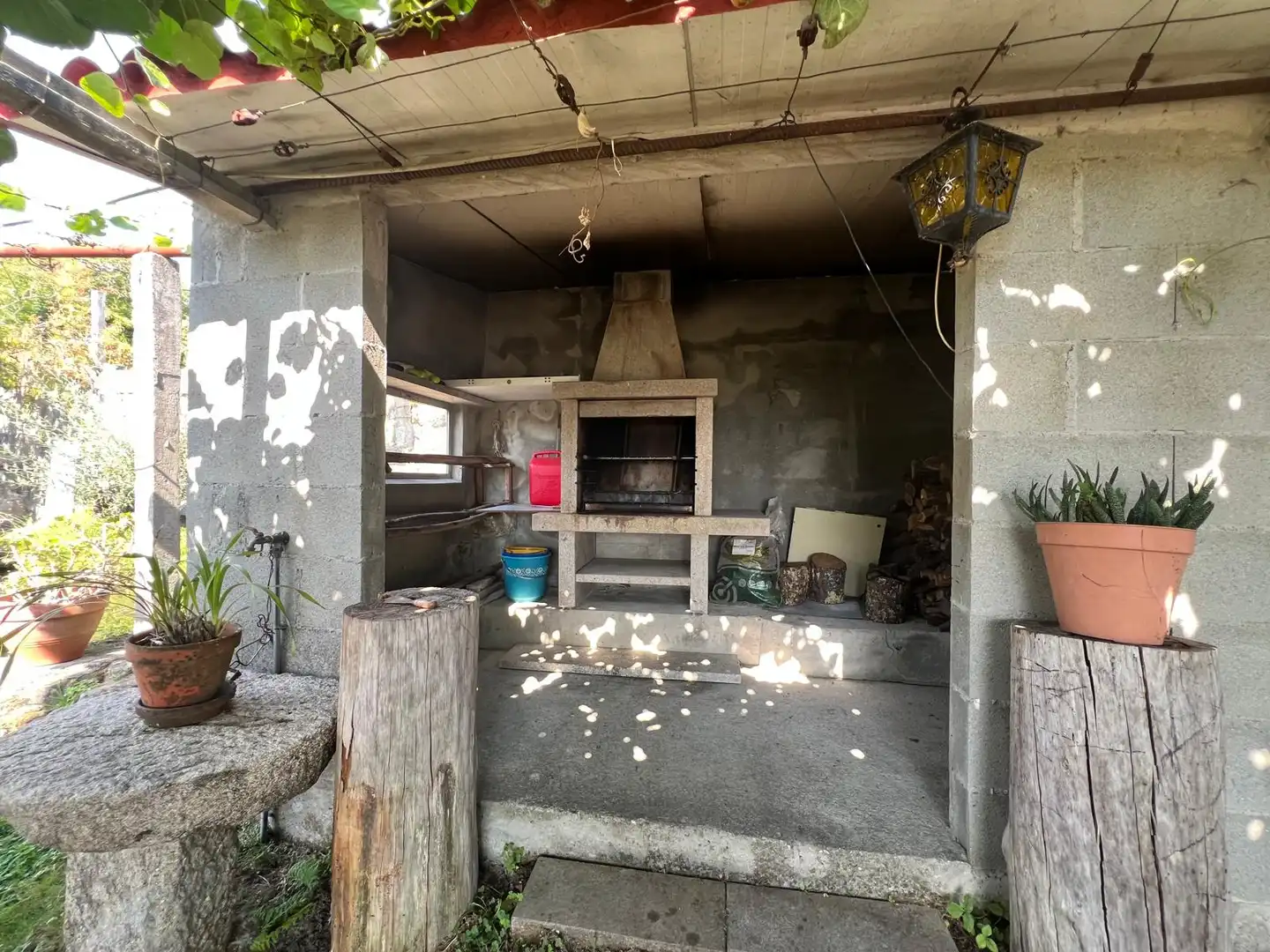 Cocina de Casa o chalet en venta en As Neves   con Calefacción, Jardín privado y Trastero