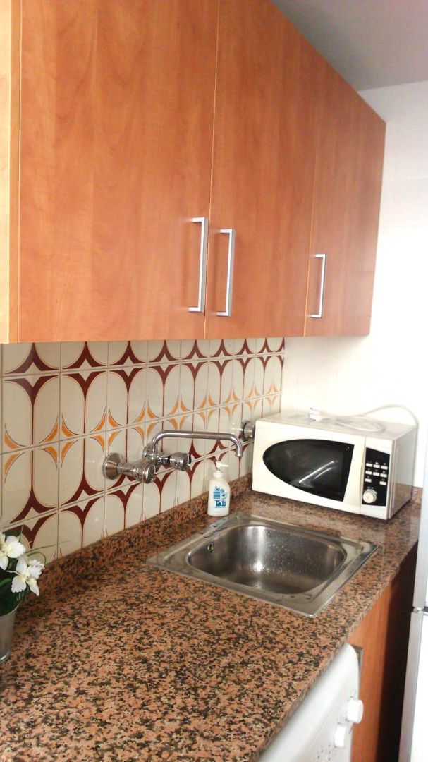 Kitchen of Apartment to rent in  Zaragoza Capital  with Heating, Parquet flooring and Furnished