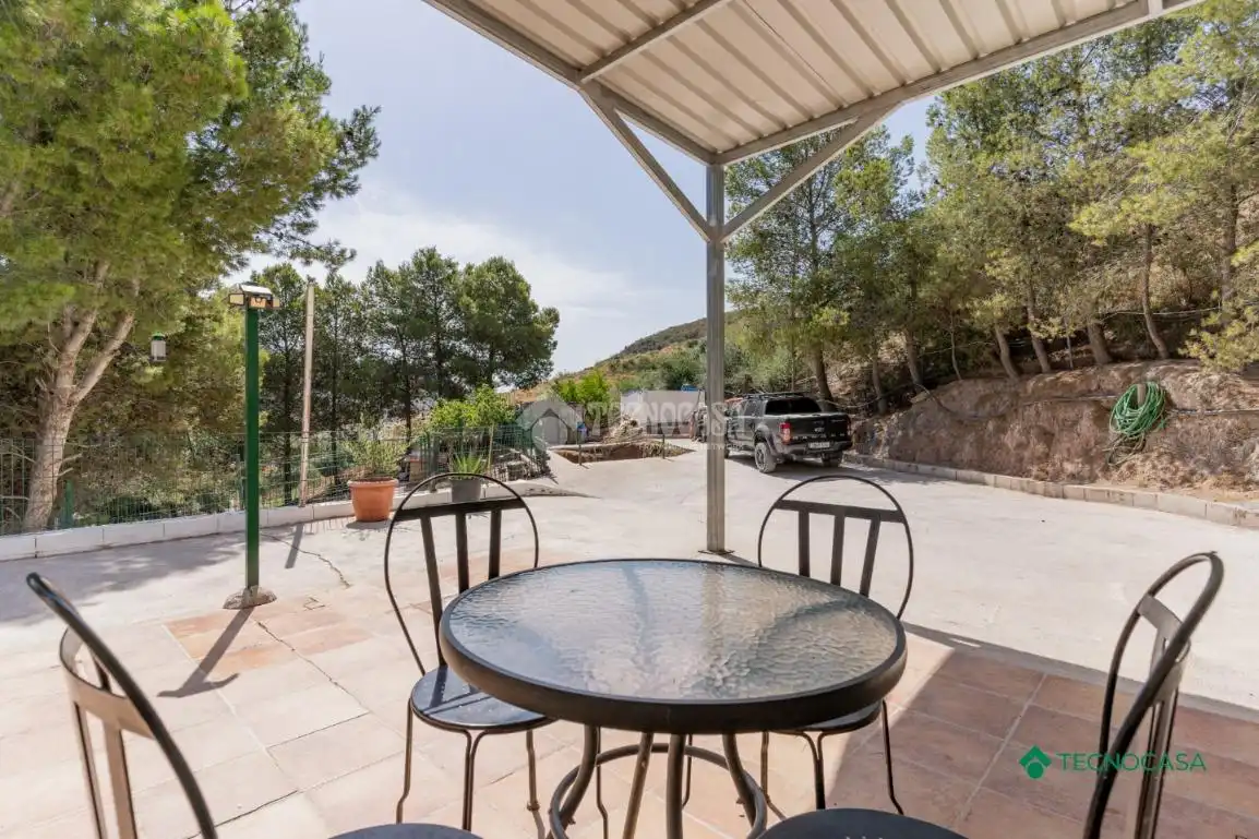 Terraza de Finca rústica en venta en Vícar con Aire acondicionado y Amueblado