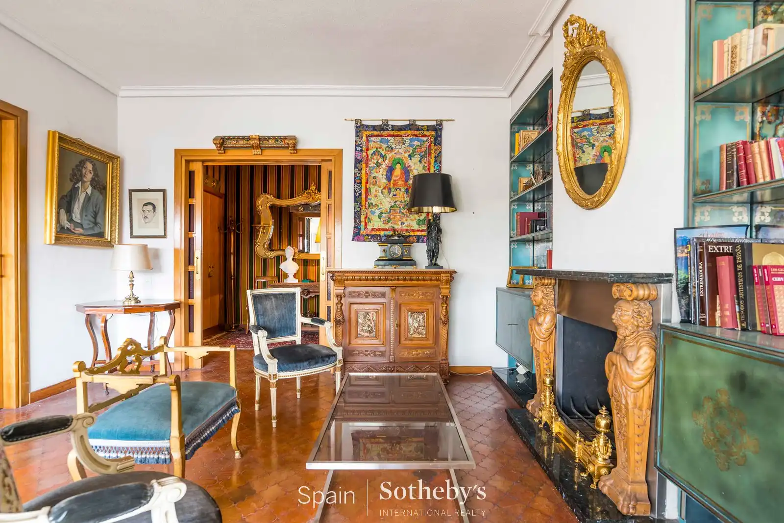 Sala de estar de Apartamento en venta en Madrid con Aire acondicionado, Calefacción y Jardín privado