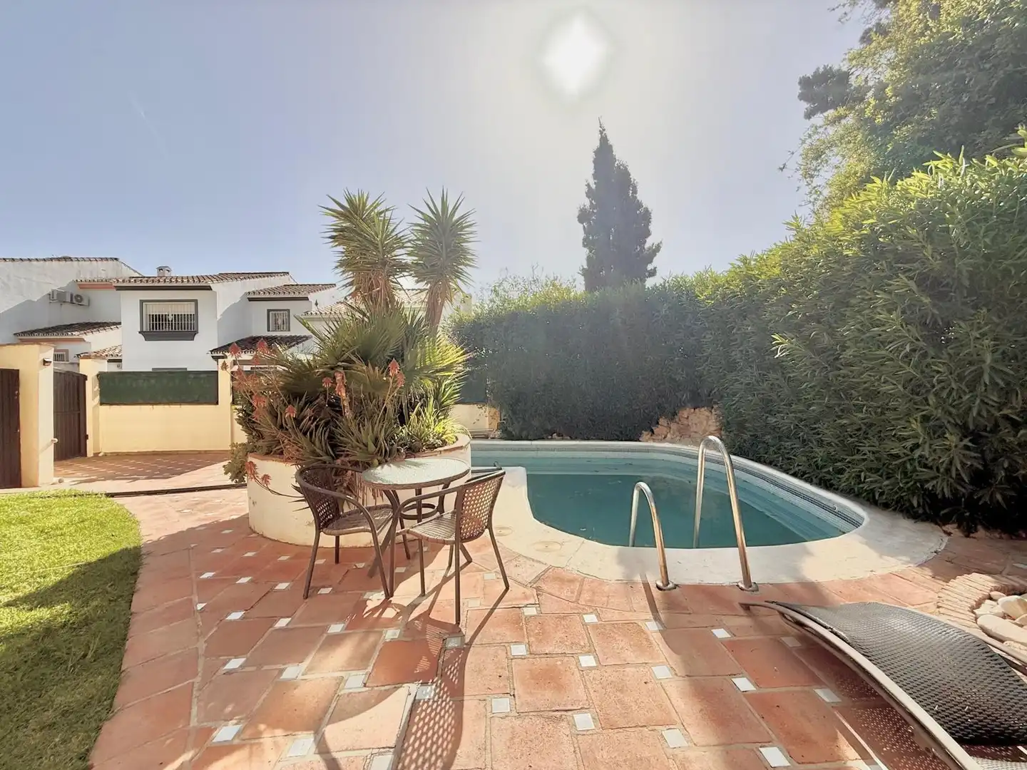 Swimming pool of Detached homes for sale in Mijas  with Air Conditioner, Heating and Private garden