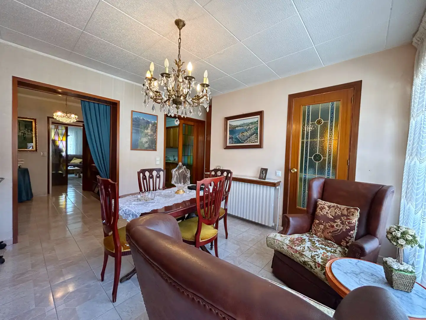 Esszimmer von Einfamilien-Reihenhaus zum Verkauf in Vic mit Heizung, Terrasse und Abstellraum