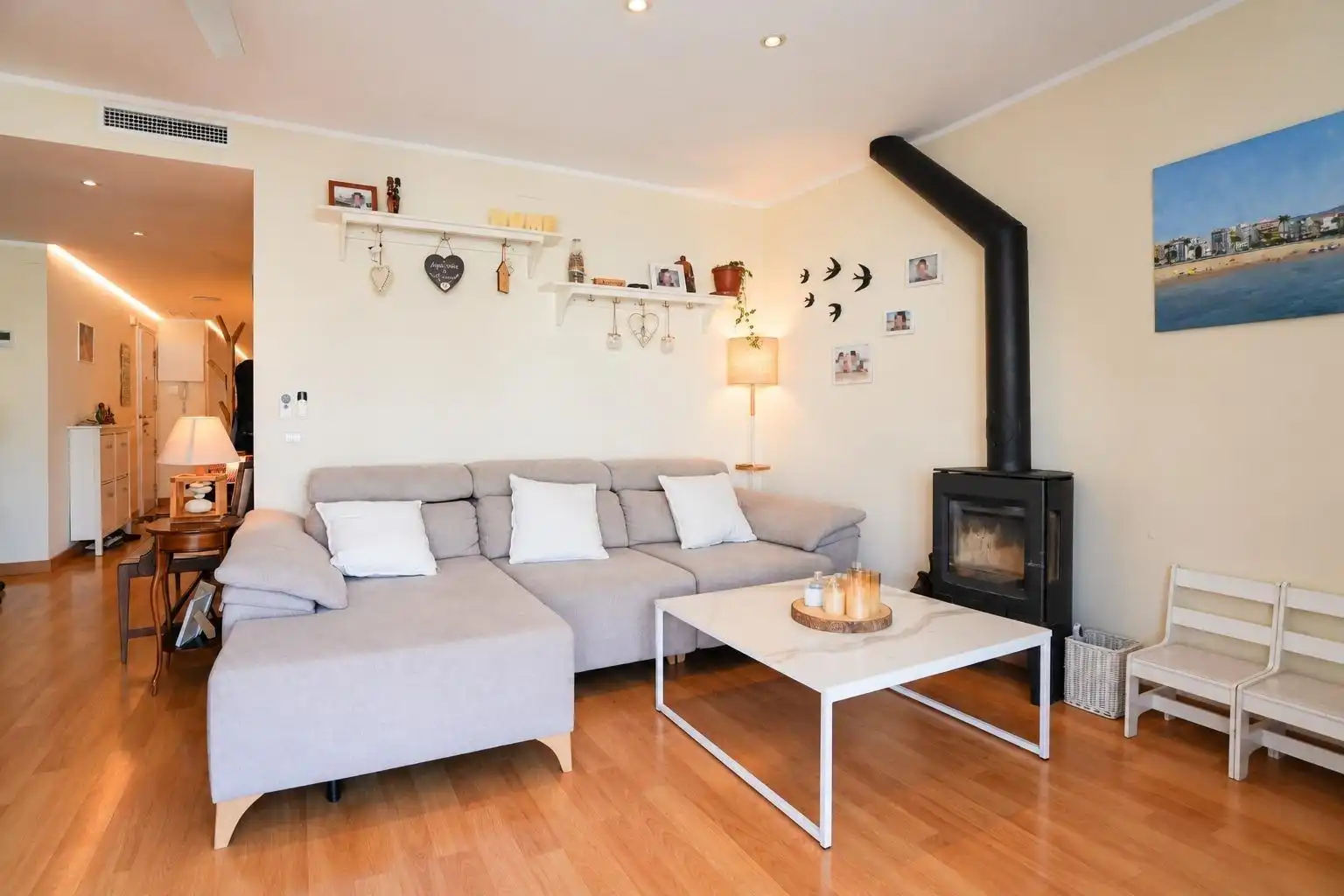 Sala de estar de Piso en venta en Centre