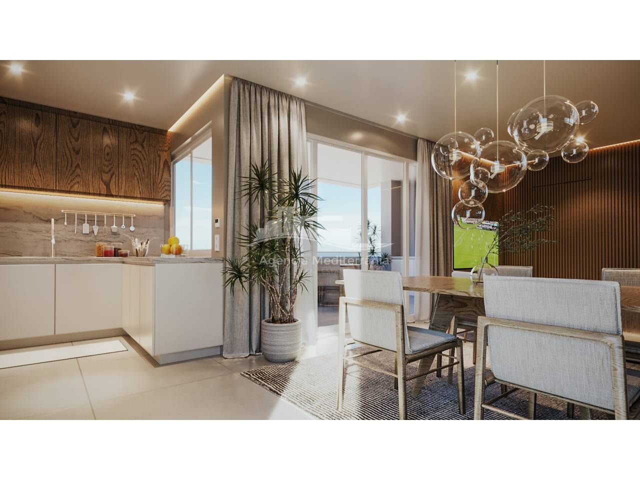 Dining room of Flat for sale in Palamós  with Air Conditioner, Heating and Terrace