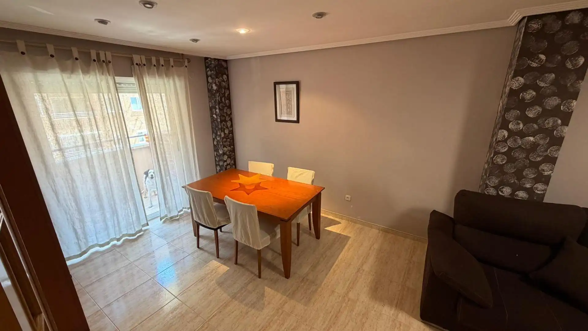 Comedor de Apartamento en venta en Castellón de la Plana / Castelló de la Plana con Terraza, Trastero y Amueblado