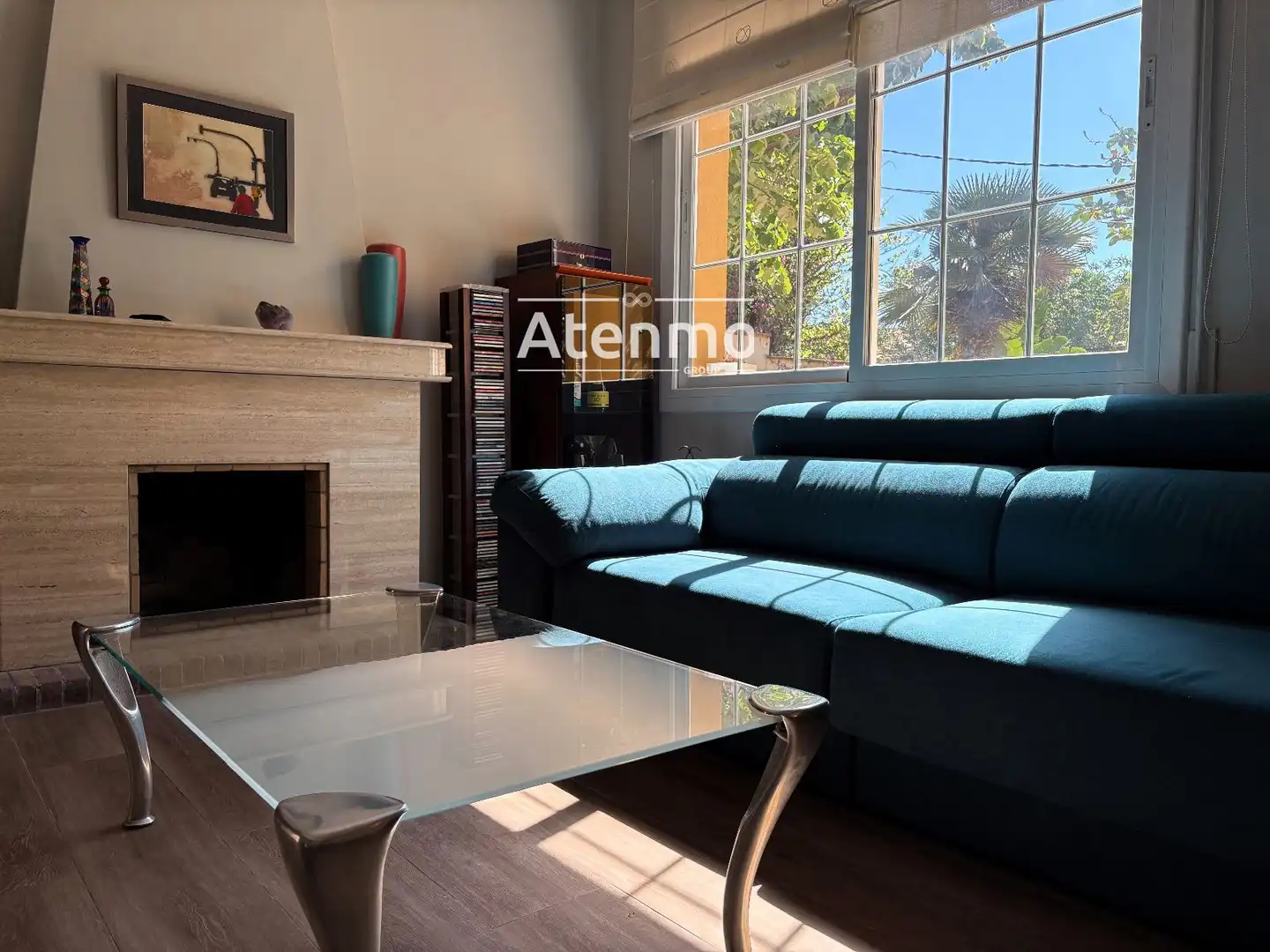 Sala de estar de Casa o chalet en venta en Barcelona con Aire acondicionado, Calefacción y Jardín privado