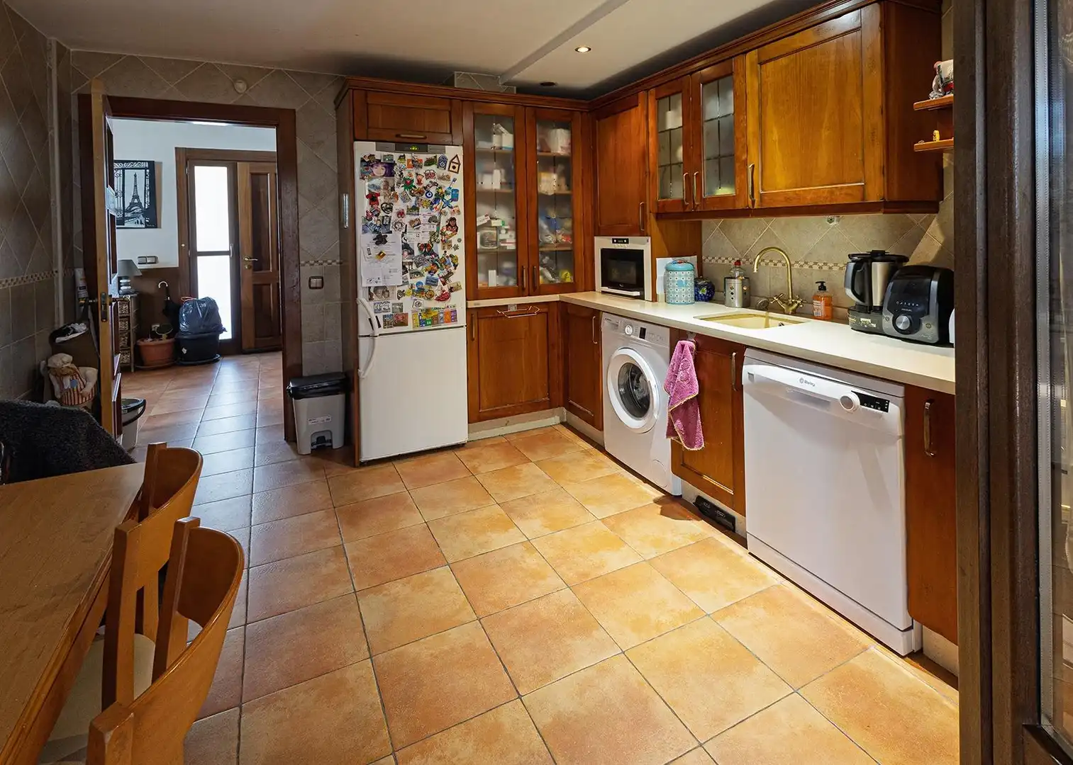 Cocina de Casa o chalet en venta en Viana de Cega con Jardín privado