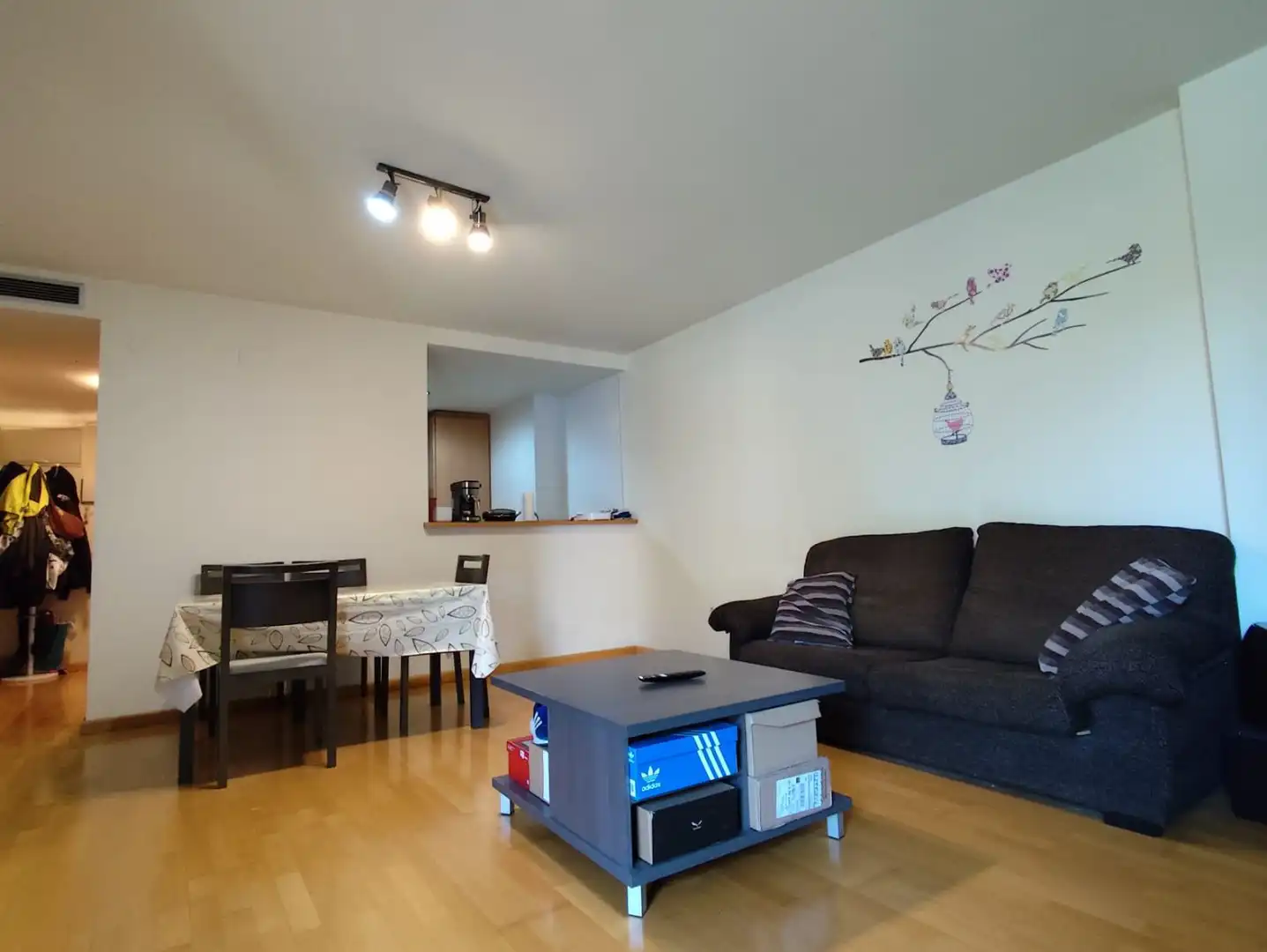 Living room of Flat for sale in Castellón de la Plana / Castelló de la Plana  with Air Conditioner, Heating and Parquet flooring