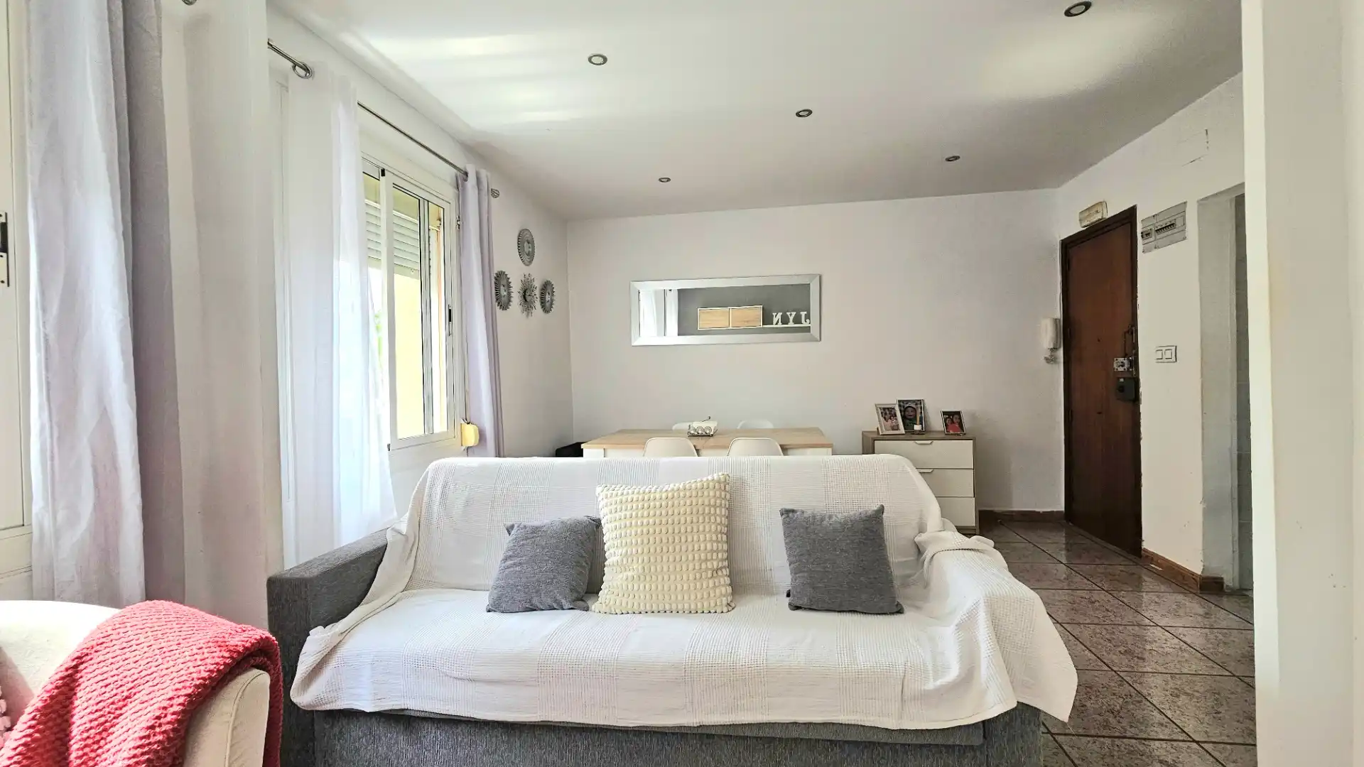 Living room of Flat for sale in Sabadell  with Heating and Furnished