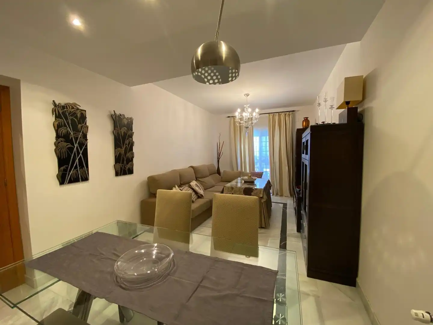 Sala de estar de Casa adosada de alquiler en La Rinconada